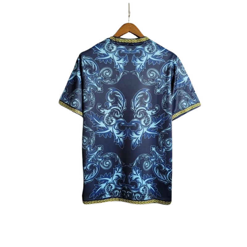 Italy x Versace 22/23 Special Edition Blue Kit - Fan Version - Back