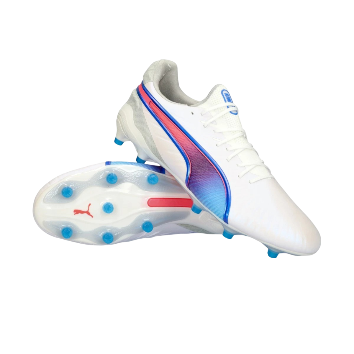 Puma King Ultimate FG/AG White Bluemazing - GoatGears Store