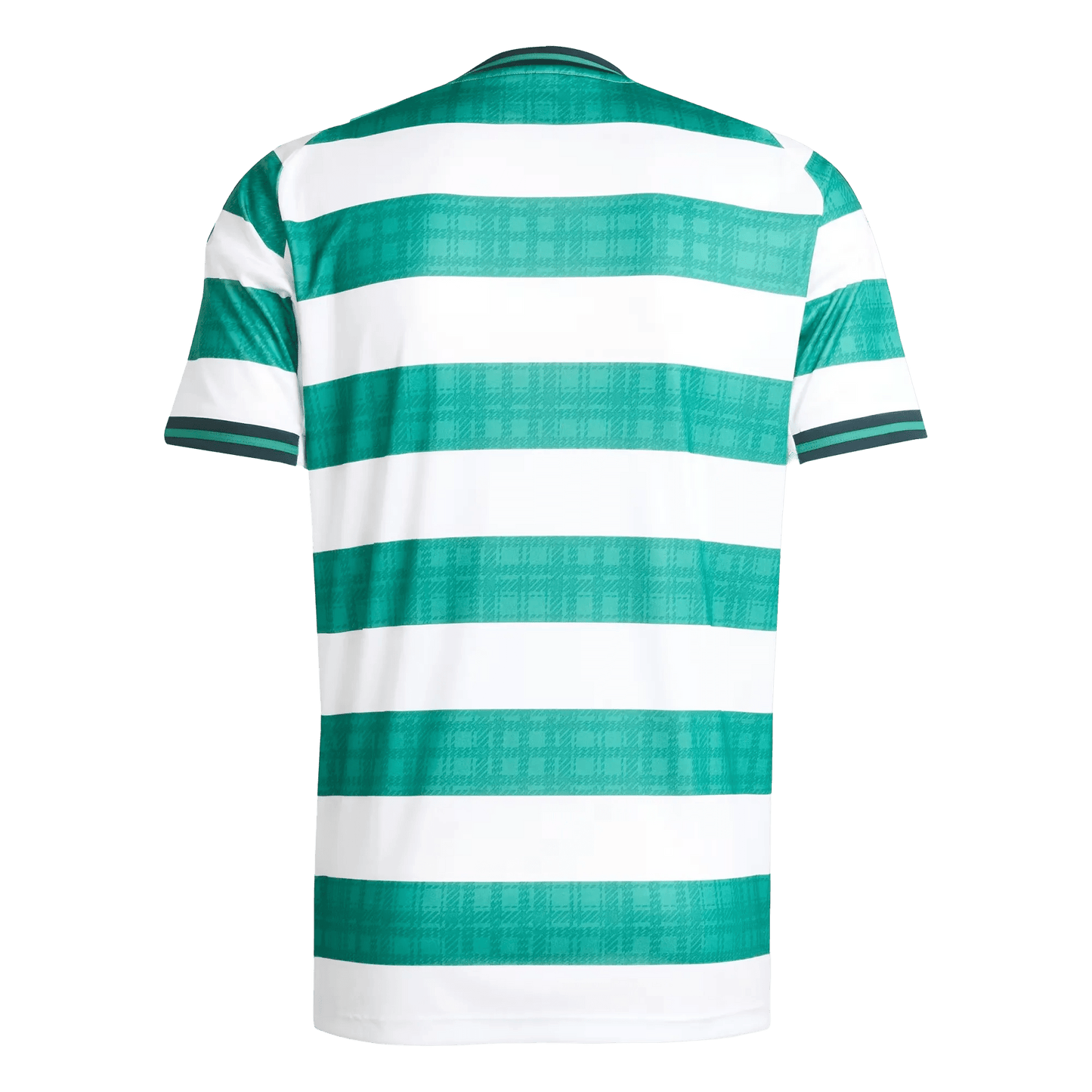 Close up latest Celtic soccer jersey 2025/26 home tartan pattern Goatkits Store  