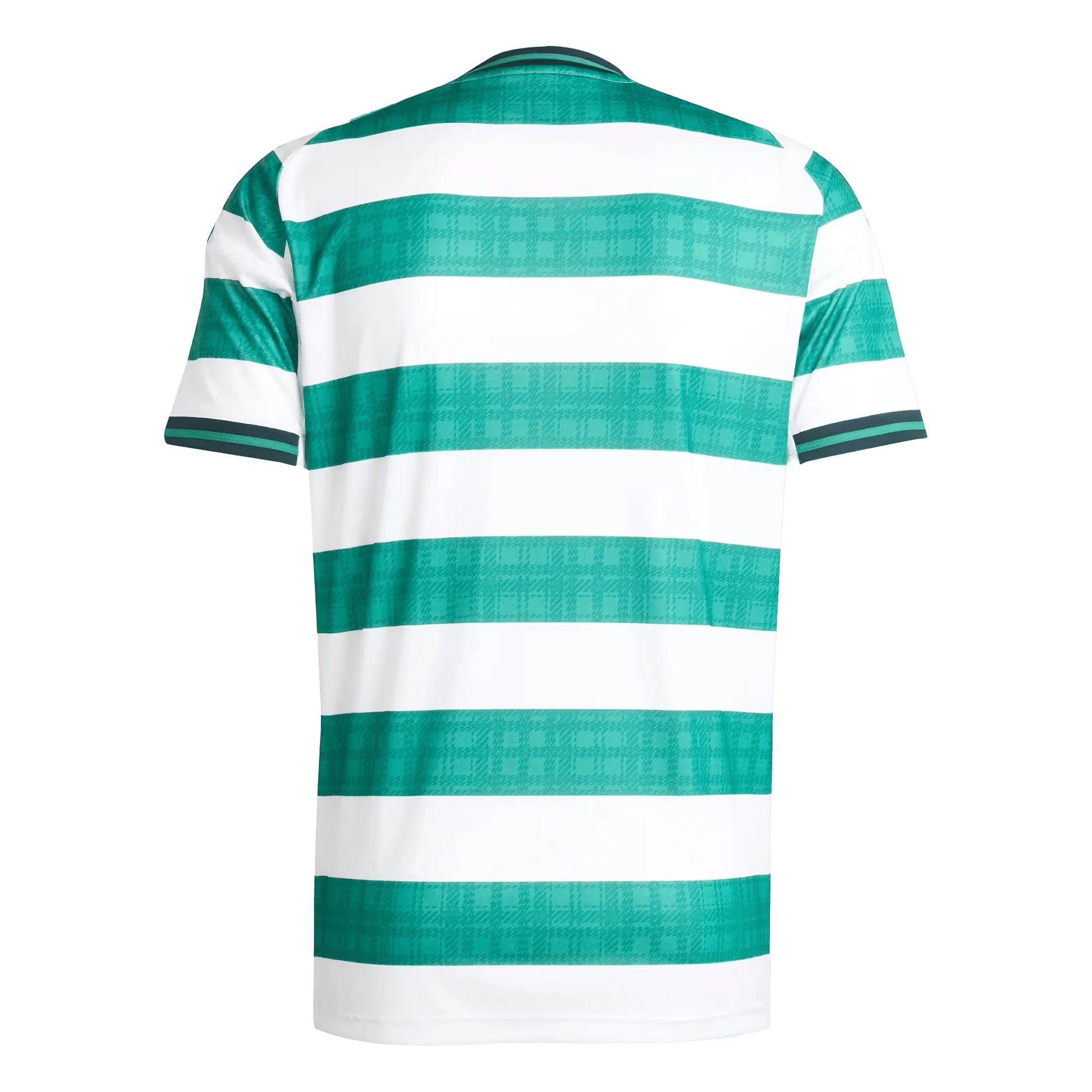 Close up latest Celtic soccer jersey 2025/26 home tartan pattern Goatkits Store  