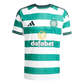 Fan wearing New Celtic Home Kit 2025/26 fan version tartan hoops Goatkits Store