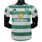 Player wearing New Celtic Home Kit 2025/26 player version tartan professional Goatkits Store