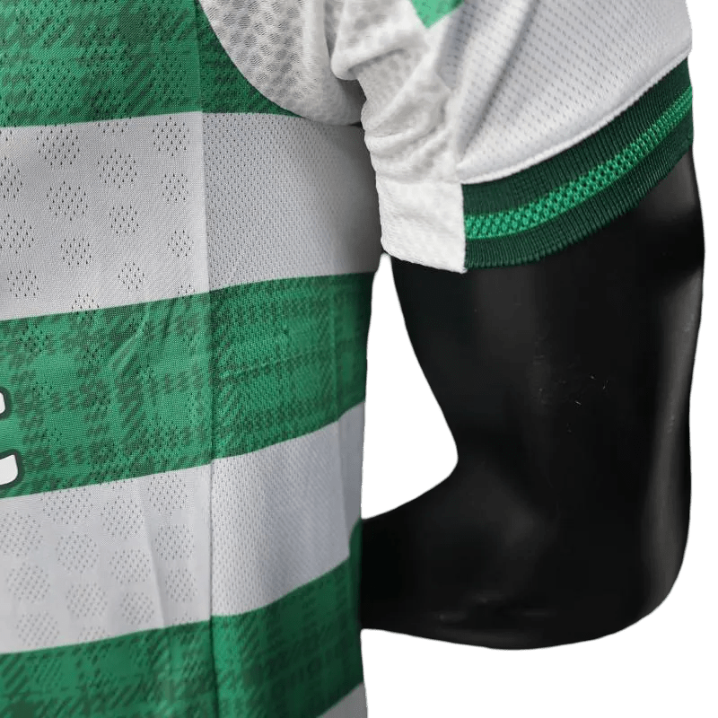 Celtic player celebrating wearing latest home kit 2025/26 professional Goatkits Store