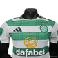 Close up latest Celtic soccer jersey 2025/26 player tartan authentic Goatkits Store  