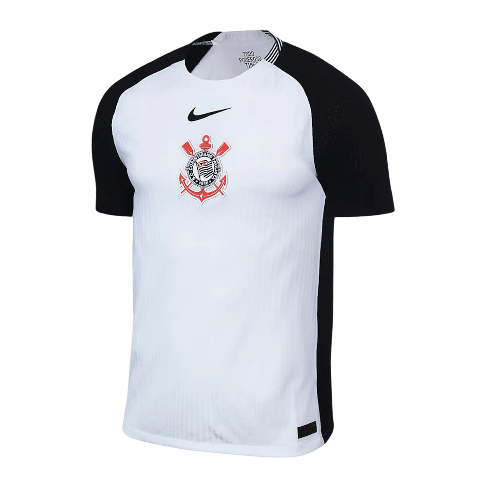 Man wearing Corinthians Jersey 2025/2026 Home Fan Version at stadium Goatkits Store