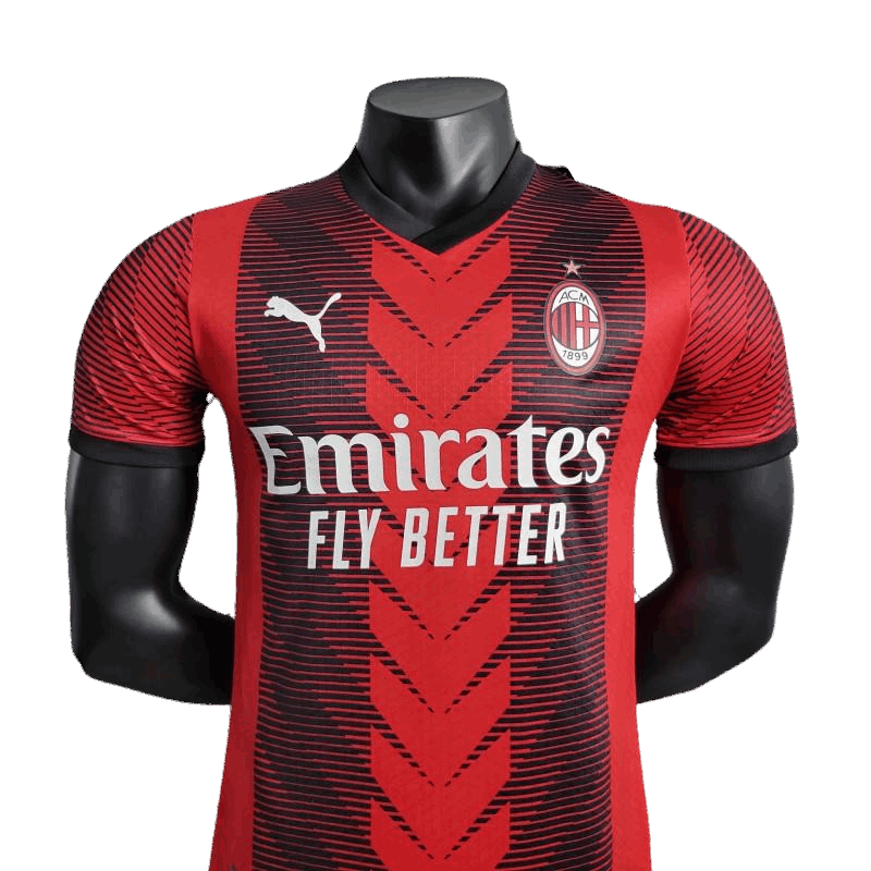 AC Milan 23/24 Home Kit - Player Version - Front