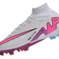 Nike Zoom Mercurial Superfly 9 Flash Crimson Elite FG - White/Pink/Blue