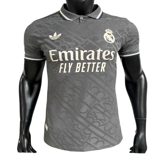 24/25 Real Madrid Third Black Jersey - Player Version | GOATKITS Store