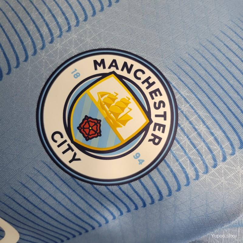 23/24 Manchester City Home kit - Player version - Logo