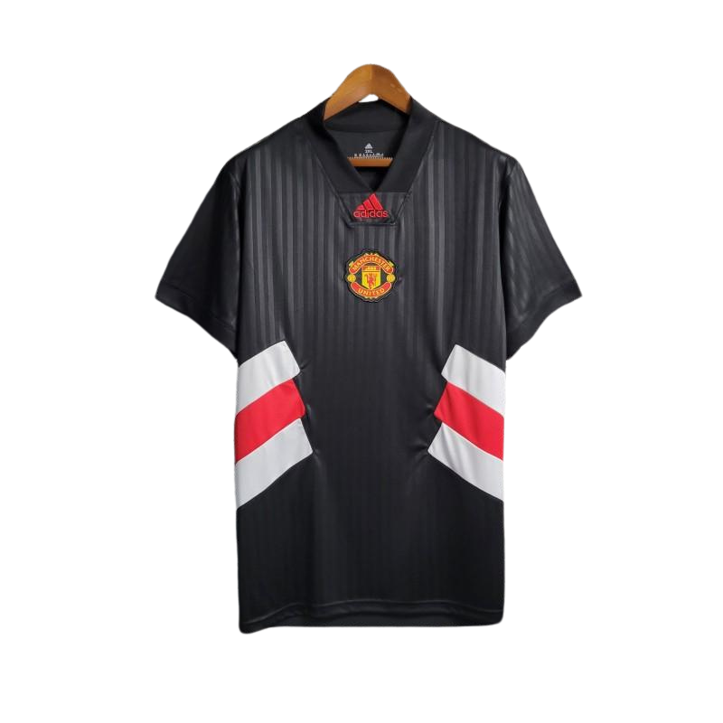 Manchester United Black Icon Embroidery Logo 23-24 - Fan version - Front