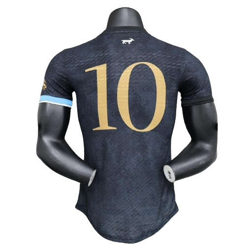 2023 Argentina La Pulga Black Lionel Messi Jersey With #10 - Player version - Goatkits