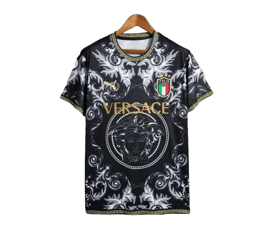 2022/2023 Special Edition Versace X  Italy Black kit - Fan Version - GOATKITS Store