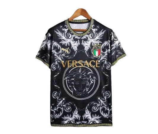 2022/2023 Special Edition Versace X  Italy Black kit - Fan Version - GOATKITS Store