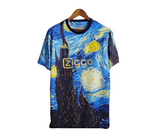 23/24 AJAX x Vincent Van Gogh Oil Painting Starry Night Special Edition kit- Fan version
