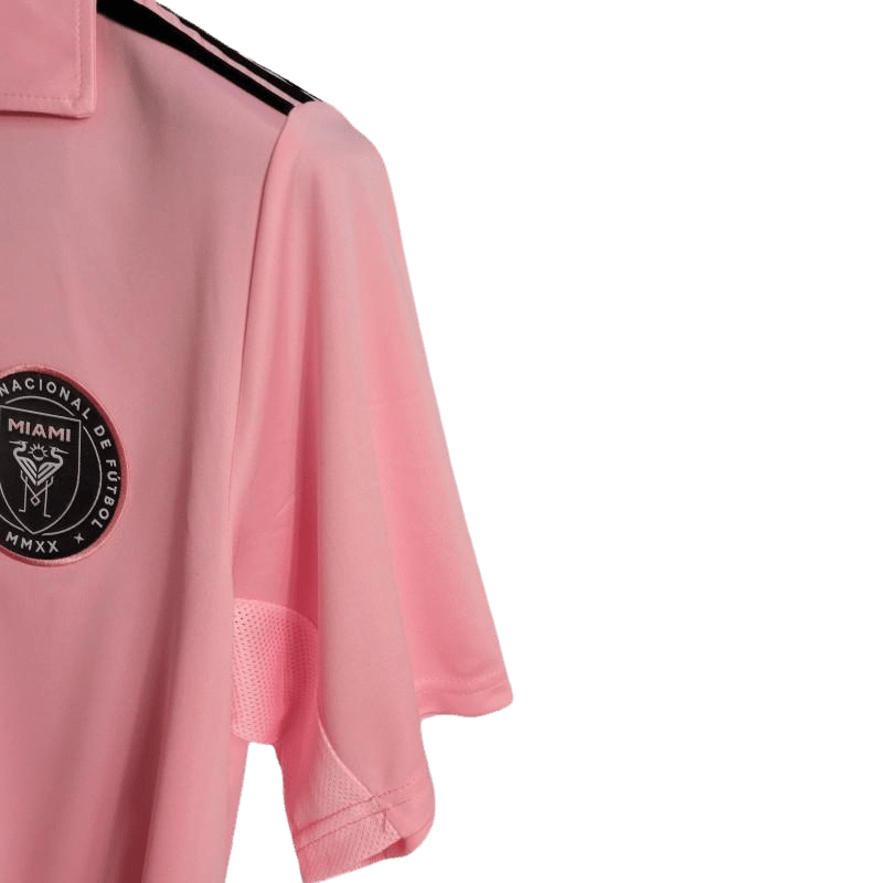 Inter Miami Home Pink MESSI 23-24 Fan Version Kit - Side