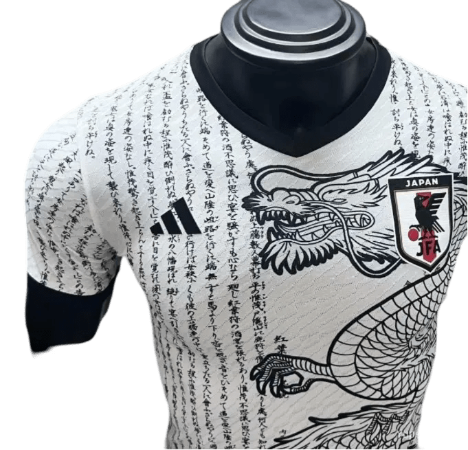 Japan Dragon Jersey White Edition is a Japan Anime Jersey on our Japan Special Edition Jersey and Japan Dragon Jersey Collection at GoatKits Store