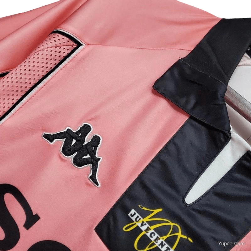 Juventus Pink Jersey 1997/98 collection display retro vintage kits Goatkits Store