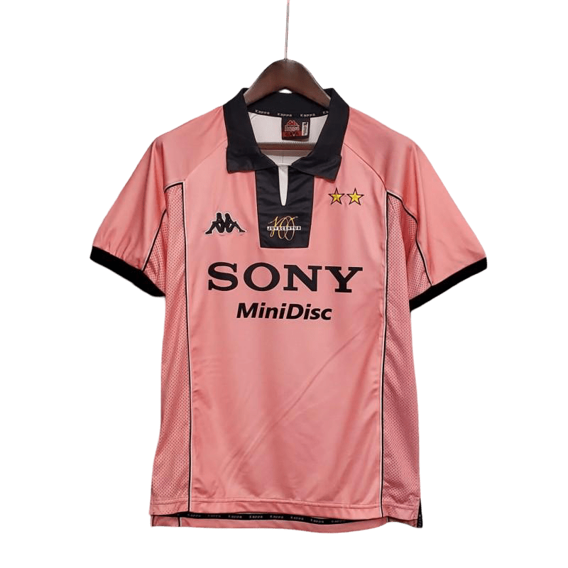 Juventus Pink Jersey 1997/98 retro away fan version Sony MiniDisc hanging Goatkits Store