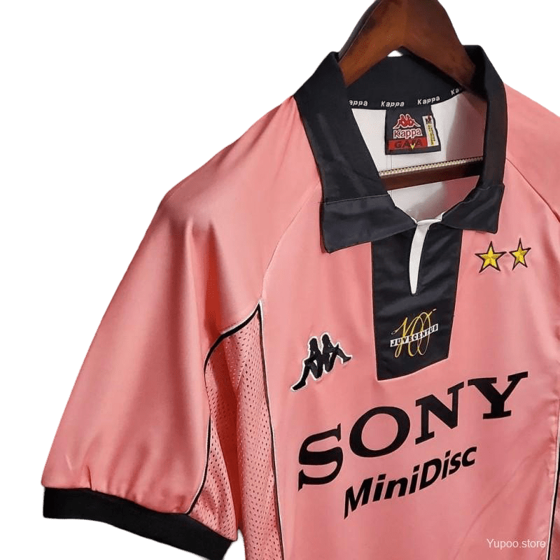 Pink juventus jersey 1997 1998 folded merchandise authentic Kappa Goatkits Store