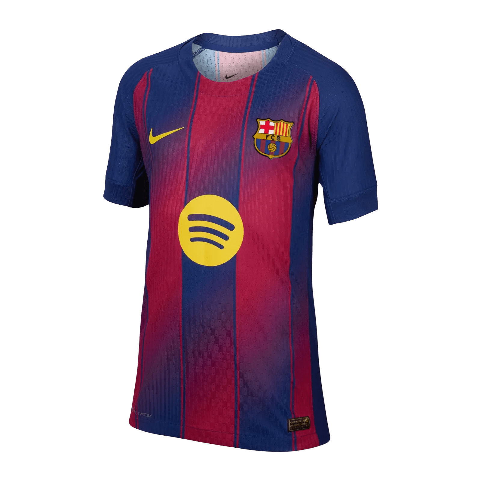 Barcelona yamal 10 jersey close-up showing official number 10 design with premium blaugrana colors and authentic lamine yamal 10 shirt typography detailing