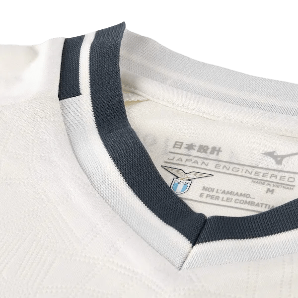 S.S. lazio kit 2025/26 laid flat away fan version Mizuno Goatkits Store