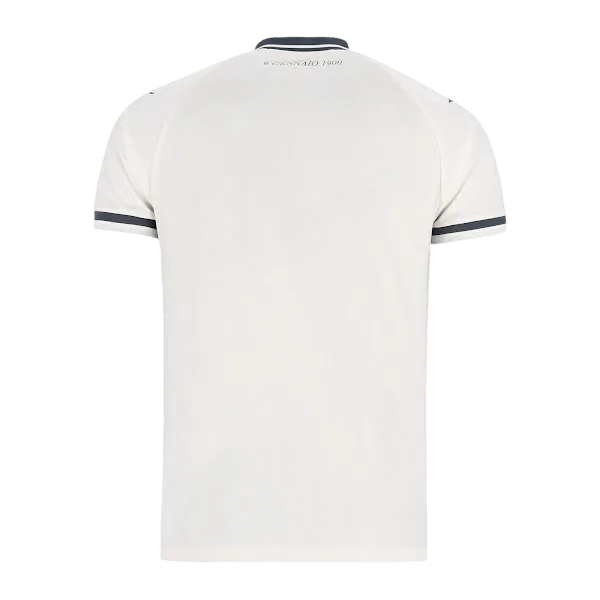 Lazio football shirt folded away 2025/26 fan white navy Goatkits Store