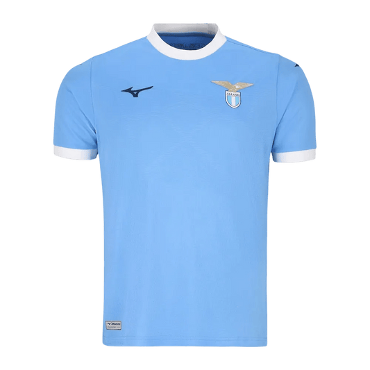 Fan wearing Lazio Jersey Home 2025/26 fan version sky blue Goatkits Store