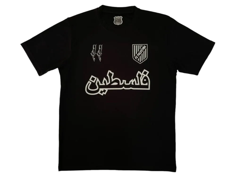 2024 Palestine Reflective Arabic Black kit - Fan version - Goatkits Store