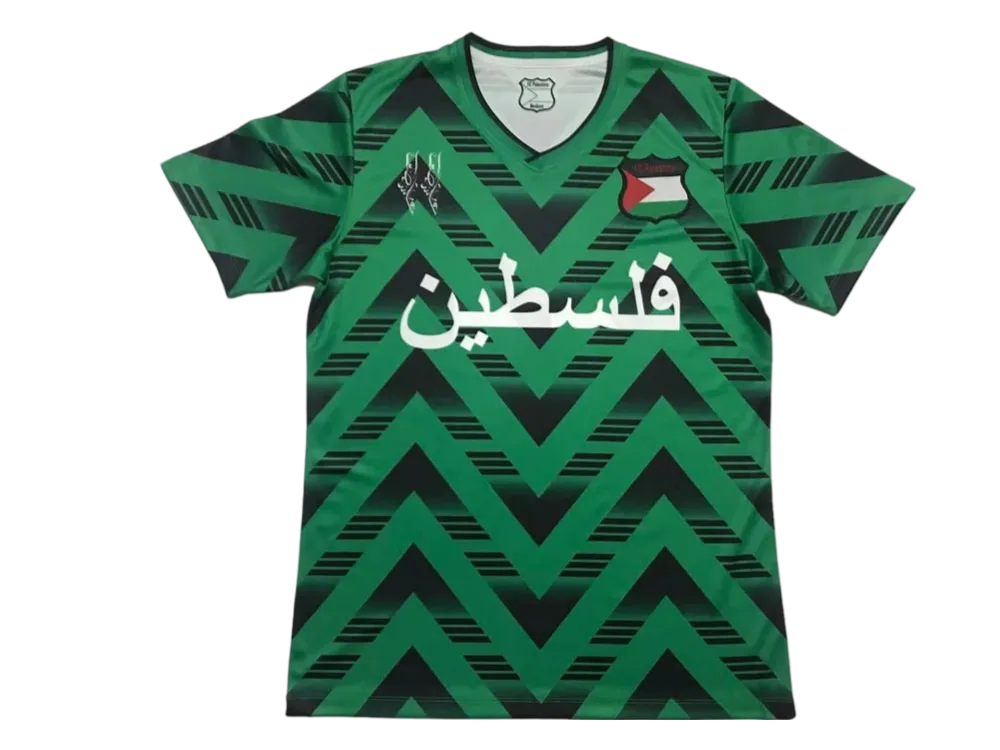 2024 Palestine Retro Green & Black kit - Fan version - Goatkits Store