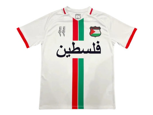 2024 Palestine White Centre Striped Red & Green kit - Fan version - Goatkits Store