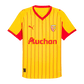 Man wearing RC Lens Jersey 2025/2026 Home Fan Version at stadium Goatkits Store