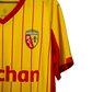Close up RC Lens Jersey Home Fan Version 2025/2026 yellow fabric detail Goatkits Store