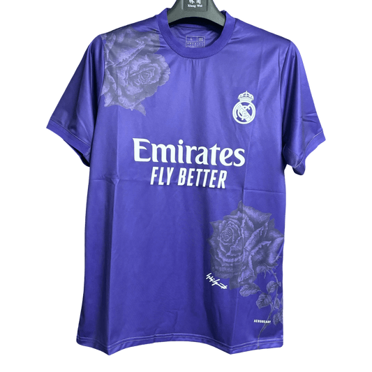 Real Madrid Purple Flower Jersey - 2025/2026 Special Edition Fan Version - Goatkits Store