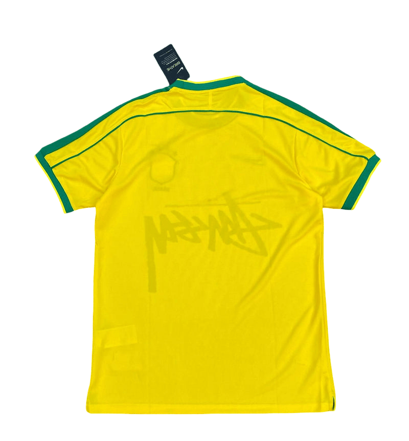 Stussy football jersey - 1998 Brazil Home Limited Edition Jersey Fan Version - Goatkits Store