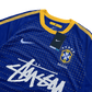 Stussy football jersey - Brazil Blue Limited Edition Jersey Fan Version - Goatkits Store