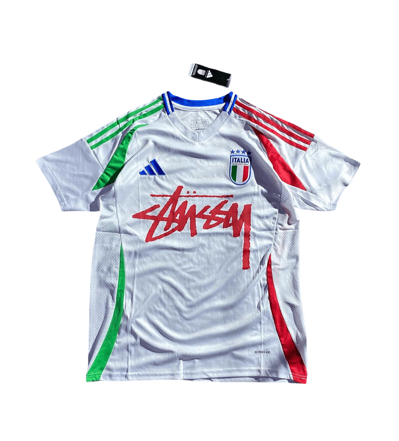 Stussy football jersey - Italy Limited Edition Jersey Fan Version - Goatkits Store