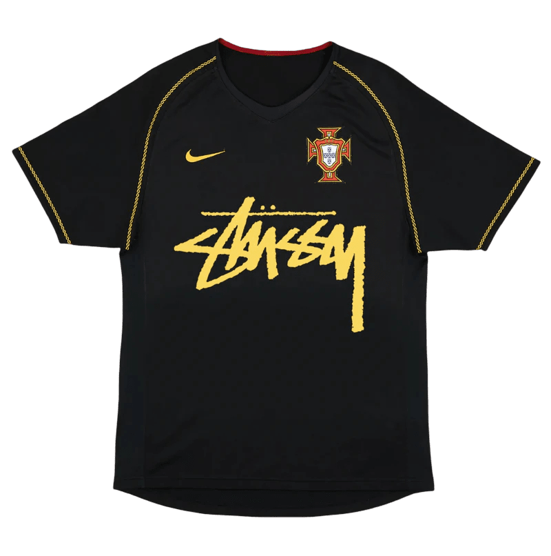 Stussy football jersey - Portugal Black Ronaldo Limited Edition Jersey Fan Version - Goatkits Store
